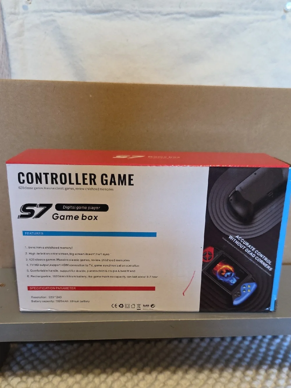 Game Box Controller Game - White & Red